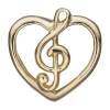 Christina Collect - MUSIC LOVE vergoldeter Anhänger