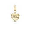 Christina Collect - One in a Million charm i vergoldete silber