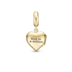 Christina Collect - One in a Million charm i vergoldete silber