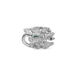 Christina Collect - Pfau Charme in silber