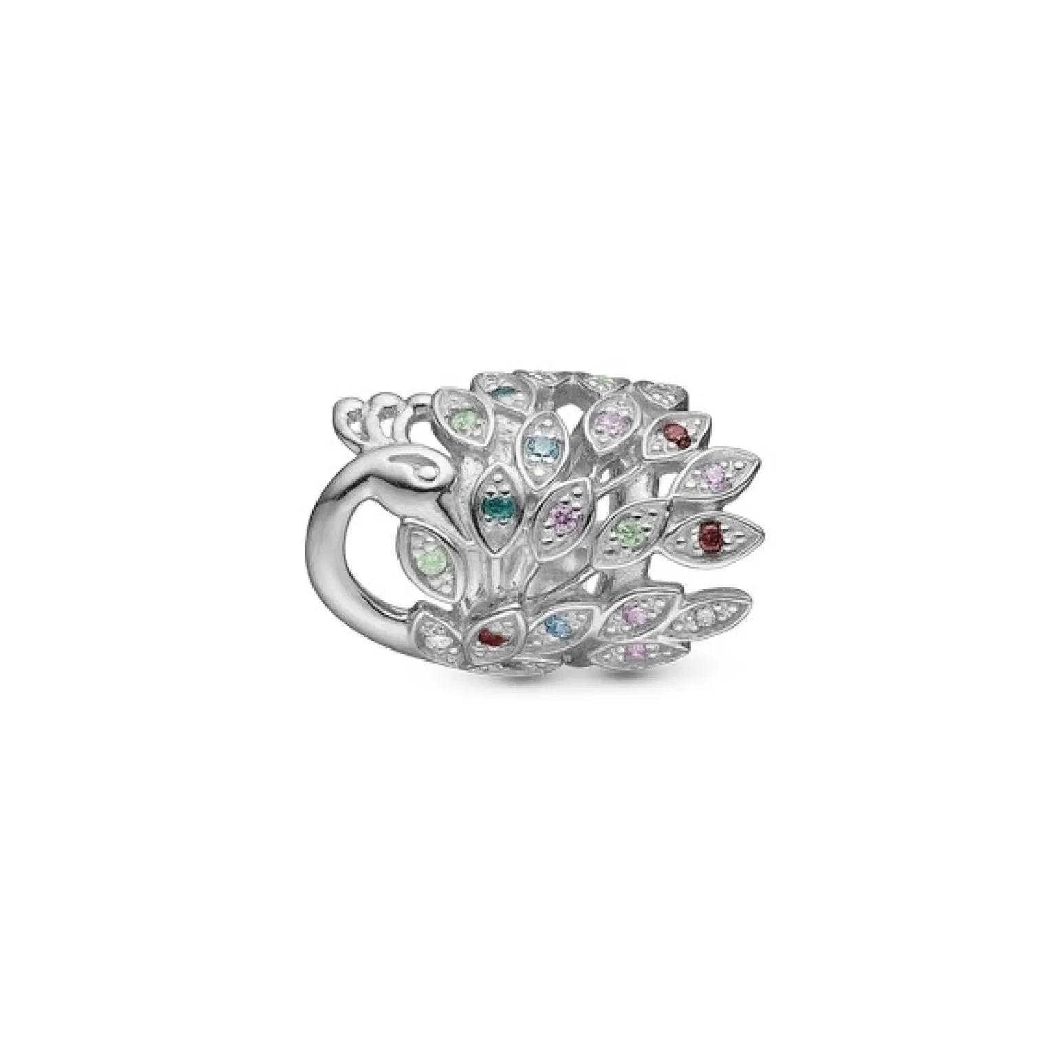 Christina Collect - Pfau Charme in silber