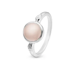 Christina Collect - PINK CHALCEDONY ring aus silber