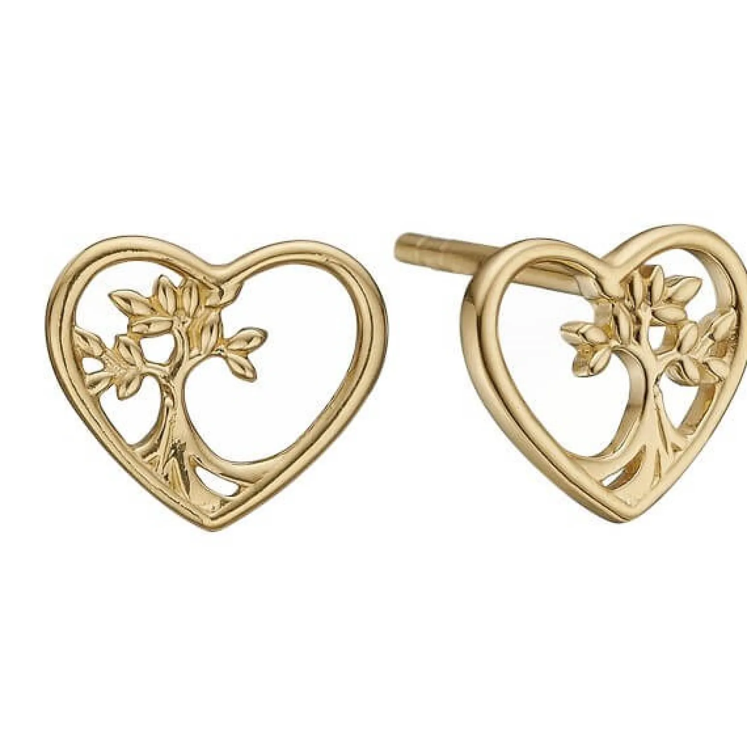 Christina Collect - ROOTS OF A TREE vergoldete Ohrstecker