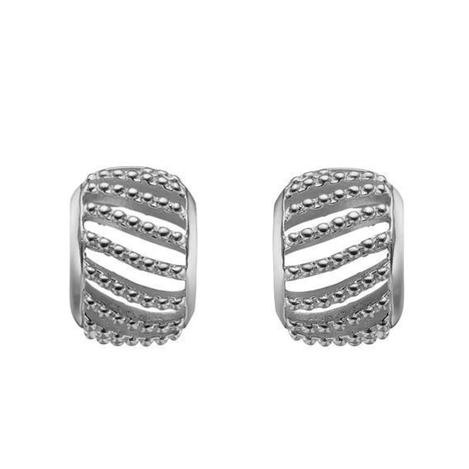 Christina Collect - Silberne Ohrstecker - DOTTED LINE