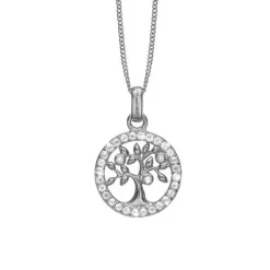 Christina Collect - Topas Baum des Lebens Silber Halskette