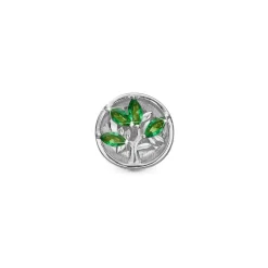 Christina Collect - Tree of Green Life Charme i silber
