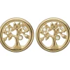 Christina Collect - Tree of life vergoldete Ohrstecker
