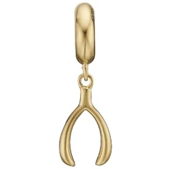 Christina Collect - WISHBONE vergoldeter Anhänger für Silberarmband
