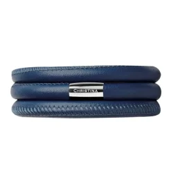 Christina Collect Lederarmband - Blau