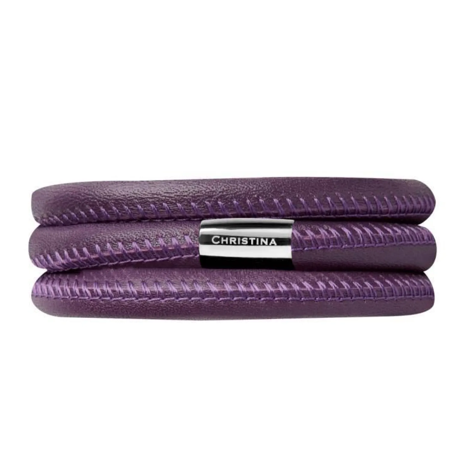 Christina Collect Lederarmband - Lila