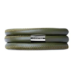 Christina Collect Lederarmband - Grün