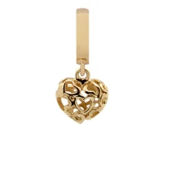 Christina Collect vergoldete Charms - Heart Beat Love