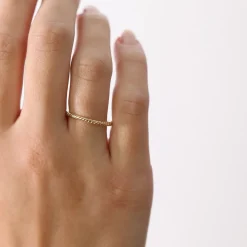 Christina Collect Vergoldeter Ring ROPE