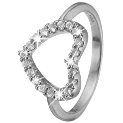 Christina sammelt Ring in Silber "TOPAZ HEART"