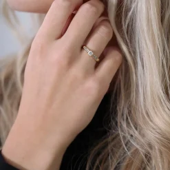 Christina sammelt Ring in vergoldet "TOPAZ PRINCESS"