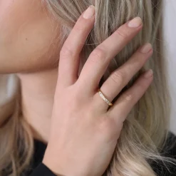 Christina sammelt Ring in vergoldet "TOPAZ QUEEN"