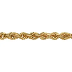 Cordel armband in 8 Karat Gold - verschiedene Längen und Breiten