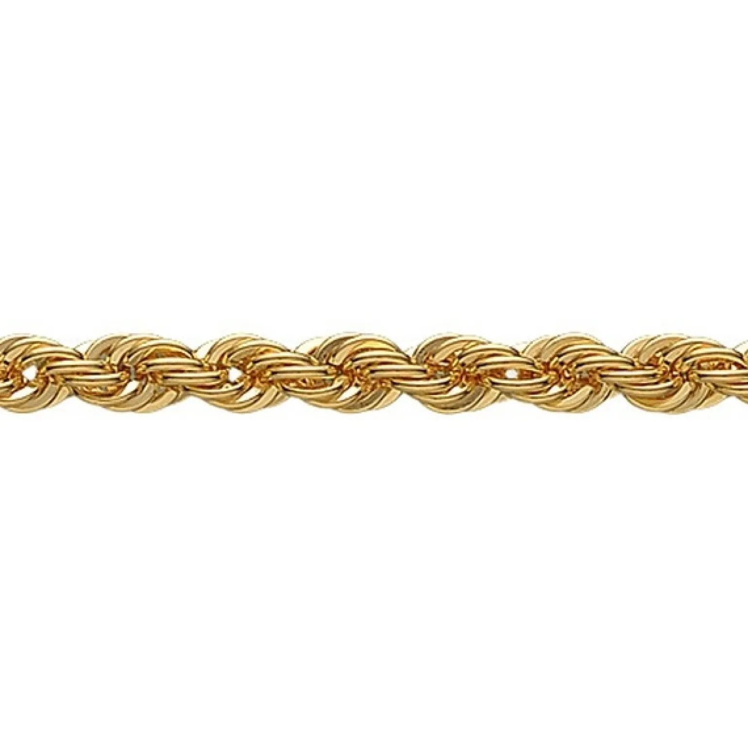 Cordel armband in 8 Karat Gold - verschiedene Längen und Breiten