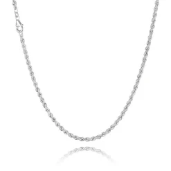 Cordel Halskette in silber (Verschiedene Größen und Längen)