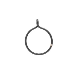 Dreamcatcher Anhänger aus schwarzem Silber mit 1x0,02 ct Diamant - Größe wählen