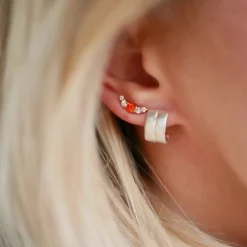 Enamel - Agnes-Reifen in Silber**