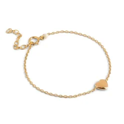 Enamel - Amore armband in vergoldete silber mit Herz