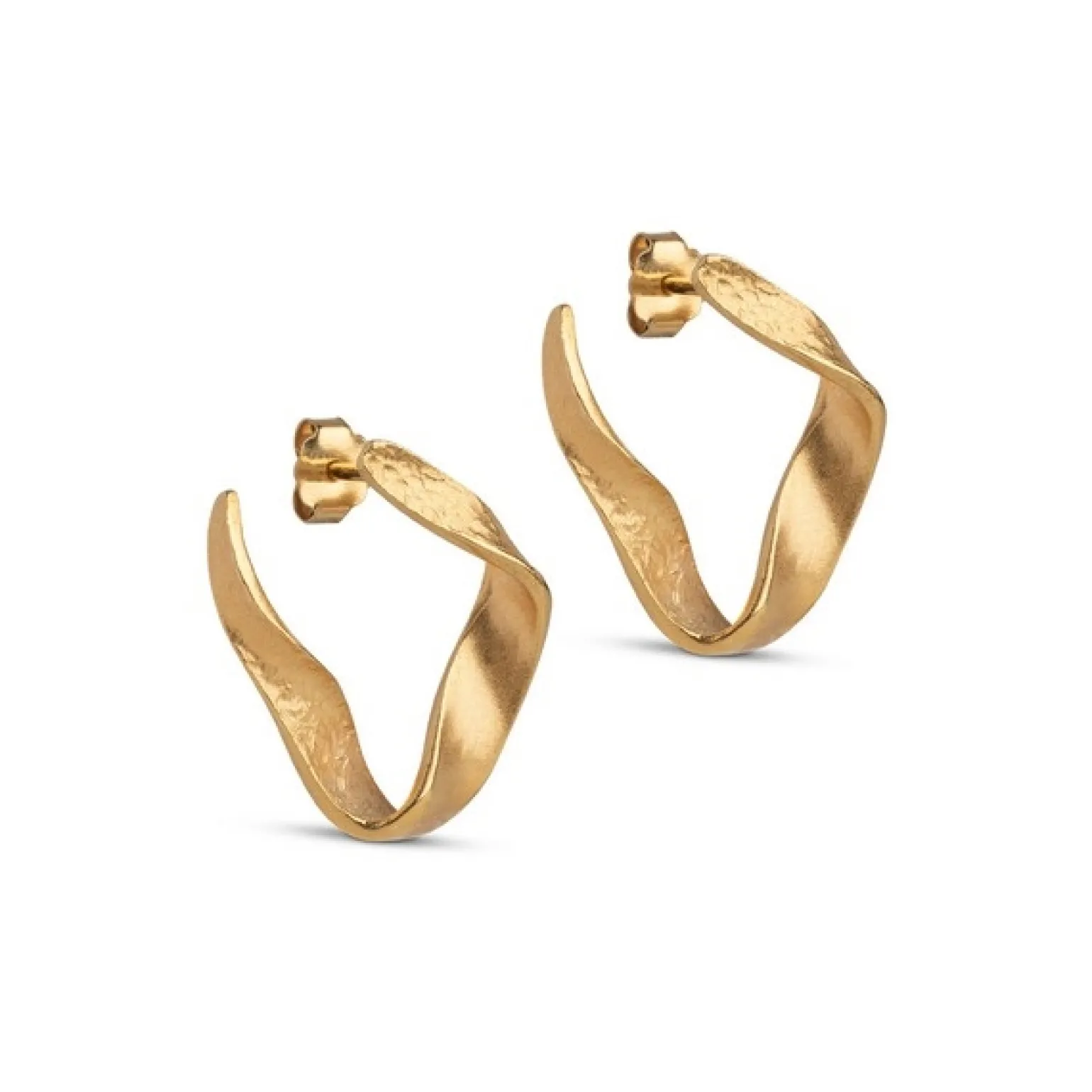 Enamel - Dalia-Ohrringe vergoldete