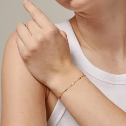 Enamel - Kia armband in vergoldete silber