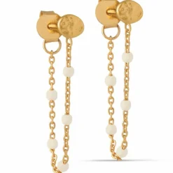 Enamel - Lola DAISY vergoldete Ohrringe