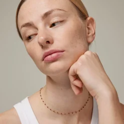 Enamel - Lola DAISY vergoldete Halskette