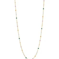Enamel - Lola DREAMY vergoldete Halskette
