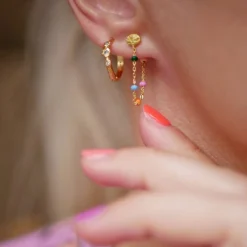 Enamel - Lola DREAMY vergoldete Ohrringe*