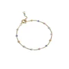 Enamel - Lola LOLLY armband i vergoldete silber
