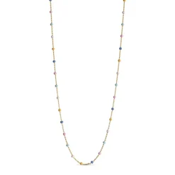 Enamel - Lola LOLLY Halskette aus vergoldete silber