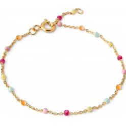 Enamel - Lola RAINBOW Armband aus vergoldetem Silber