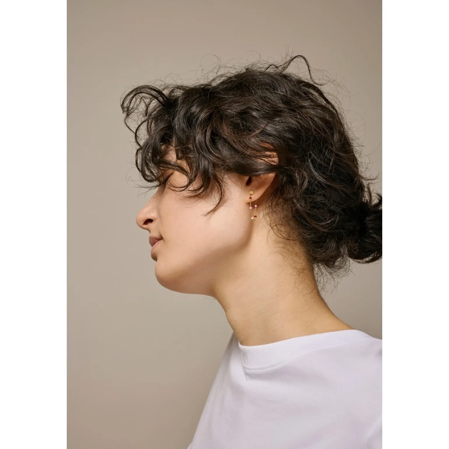 Enamel - Lola Rosie Ohrringe in vergoldete silber