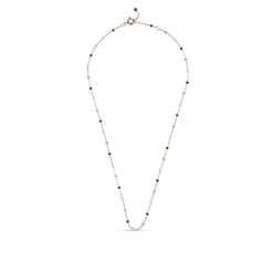 Enamel - Lola SALT'N'PEPPER Halskette aus vergoldete silber