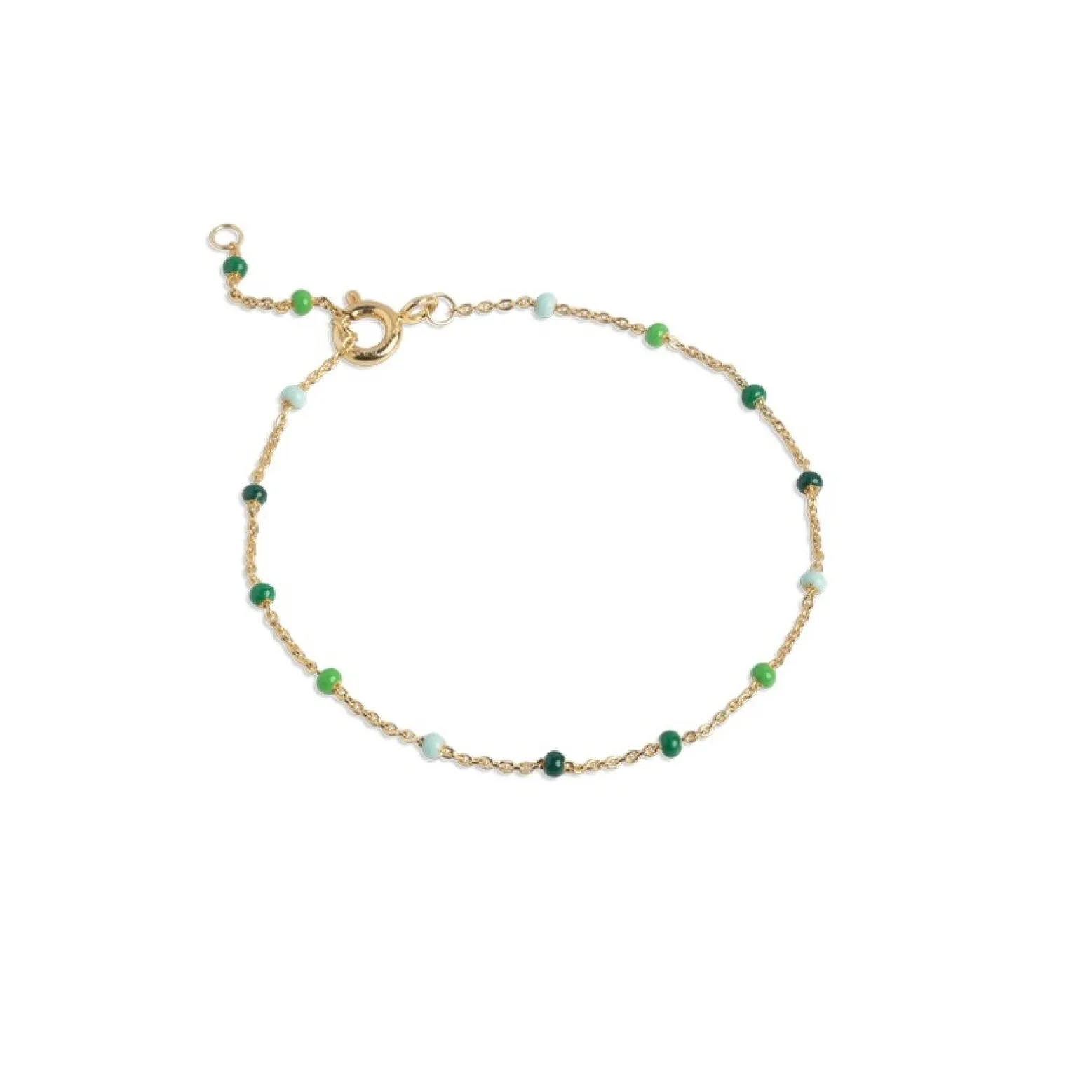 Enamel - Lola SPRING armband in vergoldete silber