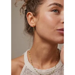 Enamel - Lola SPRING Ohrringe in vergoldete silber