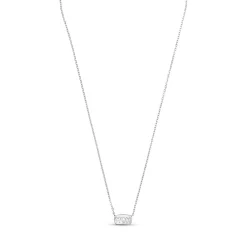 Enamel - MOM Statement-Halskette aus silber