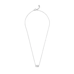 Enamel - MOM Statement-Halskette aus silber