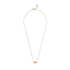 Enamel - MOM Statement-Halskette in vergoldete silber