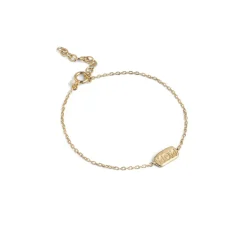 Enamel - MOM-Statement armband in vergoldete silber