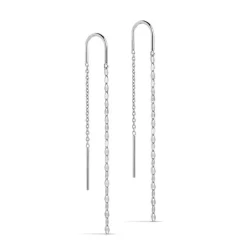 Enamel - Ona-Ohrringe in silber