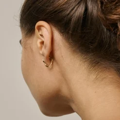 Enamel - Organic Heart Small in vergoldete silber mit Herz