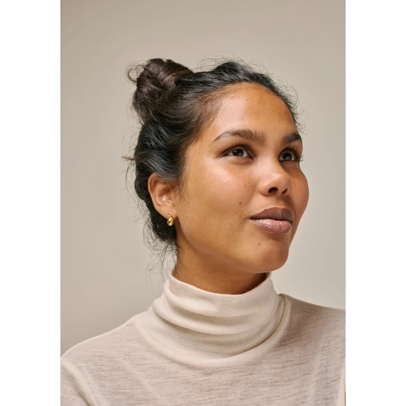 Enamel - Poe Ohrringe in vergoldete silber