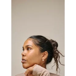 Enamel - Poe Perlenohrringe in vergoldete silber mit Perlen