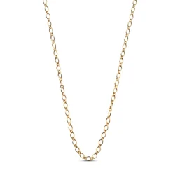 Enamel - Schlichte Charm-Kette in vergoldete für Charm