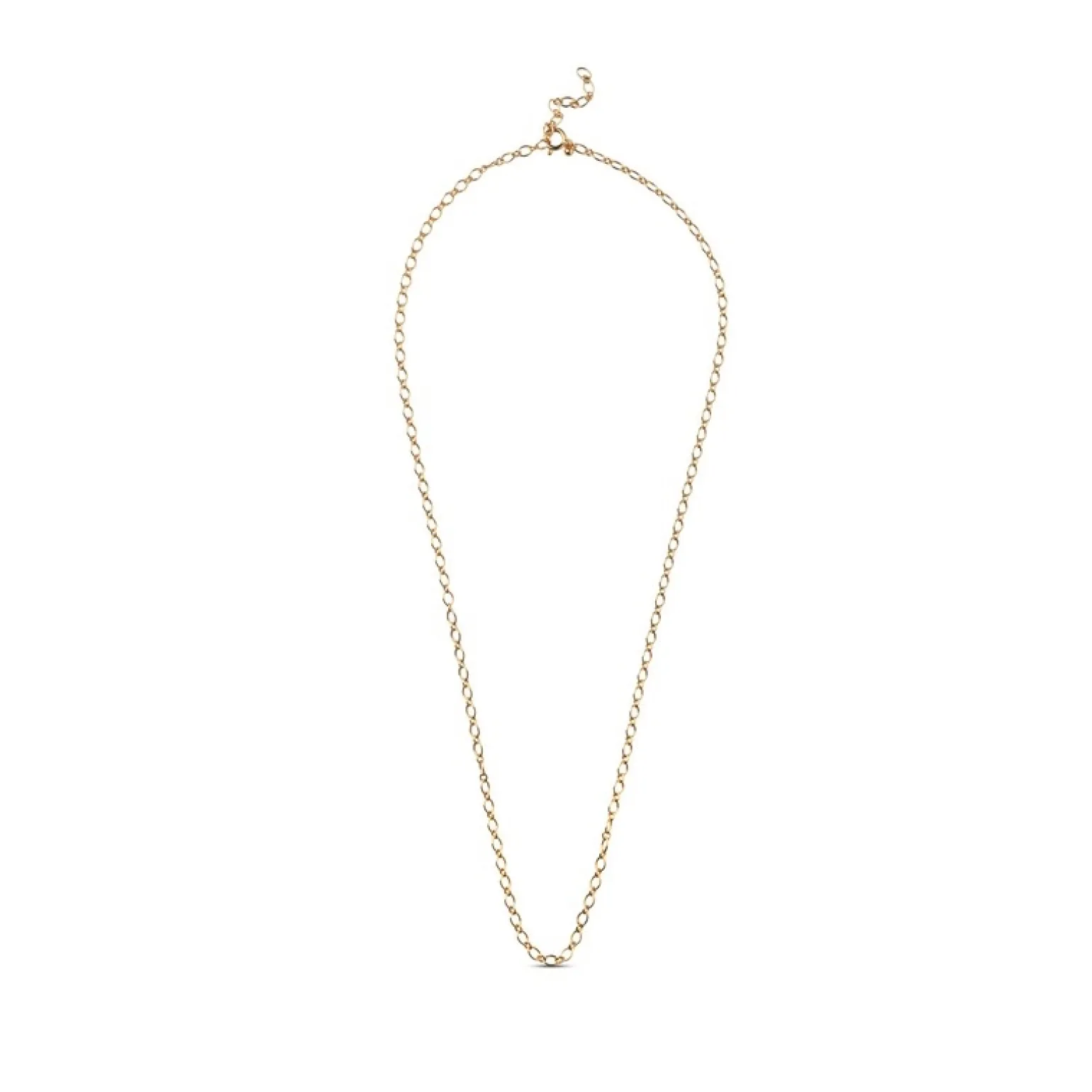 Enamel - Schlichte Charm-Kette in vergoldete für Charm