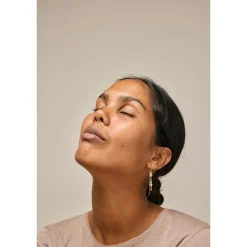 Enamel - Sofia Perlenohrringe in vergoldete silber